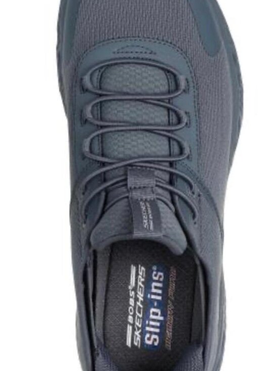 BOBS SKECHERS MENS ARCH WAVES SLICK TURNS CHARCOAL SLIP INS GLIDE-STEP SZ 12 NIB main image 4